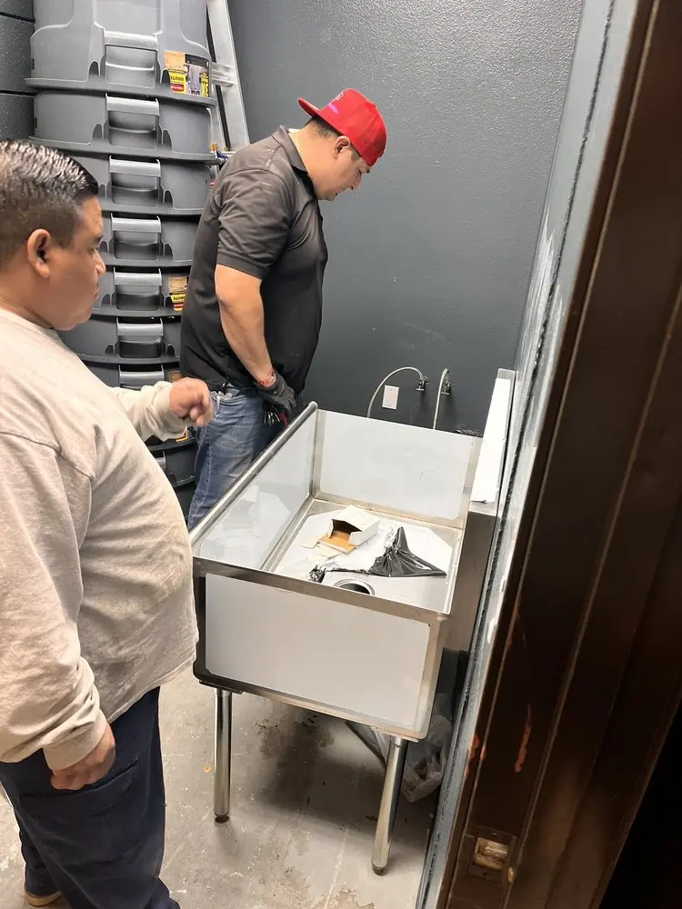 Commercial plumbing and sink installation in Long Hill